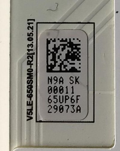 KIT DE LED'S PARA TV SAMSUNG ( 4 PZ ) / NUMERO DE PARTE BN96-29073A / BN9629073A / 29073A / V5LE-650SM0-R2 / PANEL CY-KF650FSLV2H / MODELO UN65F9000AFXZA UD07  / (( MAS MODELOS EN DESCRIPCIÓN )) - Imagen 2